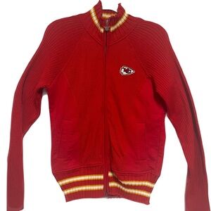 Touch by Alyssa Milano Kansas City Chiefs Red Yellow Sports Jacket